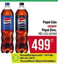 Pepsi Cola szuper Pepsi Zero