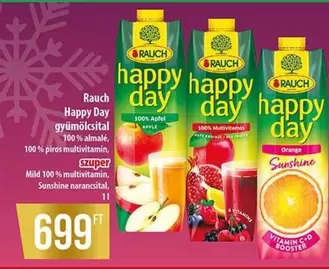 Apple - Happy Day gyümölcsital