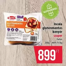 gluténmentes kenyér