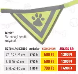 Biztonsági kendő kutyának