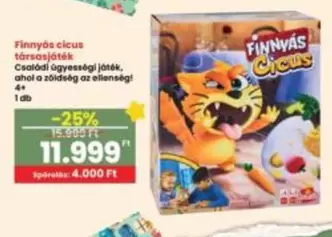 Finnyós cicus társasjáték