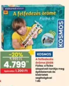 A felfedezés öröme játék Fizika