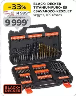 TITÁNIUM FÚRÓ-ÉS CSAVAROZÓ-KÉSZLET