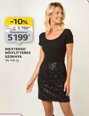 NŐI FLITTERES SZOKNYA