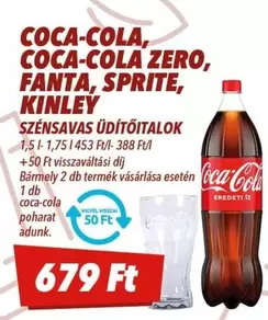 Coca Cola - SZÉNSAVAS ÜDÍTŐITALOK