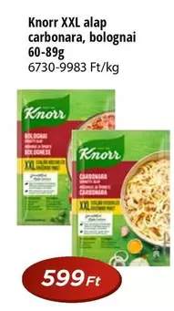 Xxl - XXL alap carbonara, bolognai