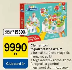 foglalkoztatóasztal