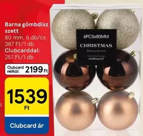 Barna gömbdisz szett