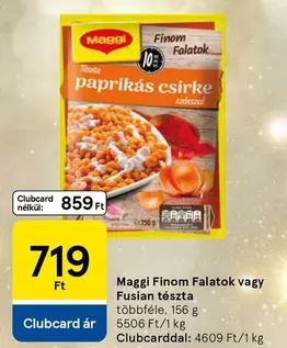 Finom Falatok vagy Fusian tészta