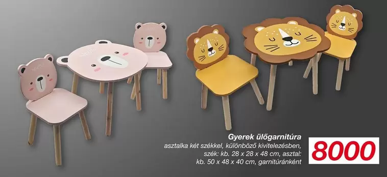 Gyerek ülőgarnitúra