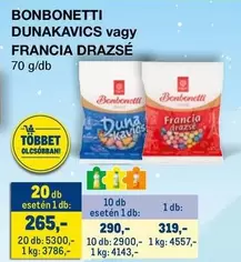 Duna - DUNAKAVICS vagy FRANCIA DRAZSÉ