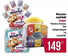 Monsters nyalókák