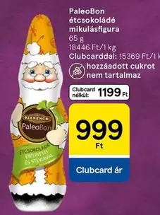 étcsokoládé mikulásfigura