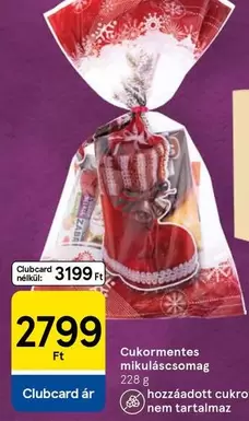 Cukormentes mikuláscsomag