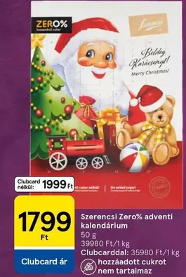 Zero% adventi kalendárium