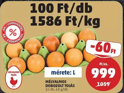 MÉLYALMOS DOBOZOLT TOJÁS