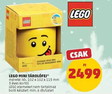 Lego - MINI TÁROLÓFEJ
