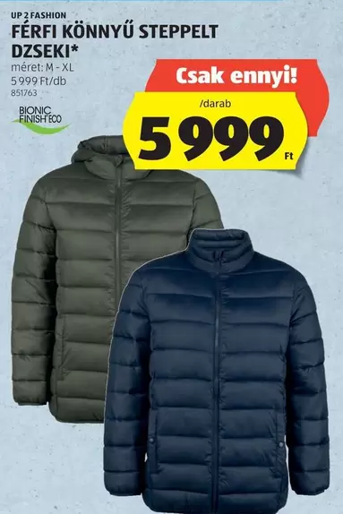 Up - FÉRFI KÖNNYŰ STEPPELT DZSEKI