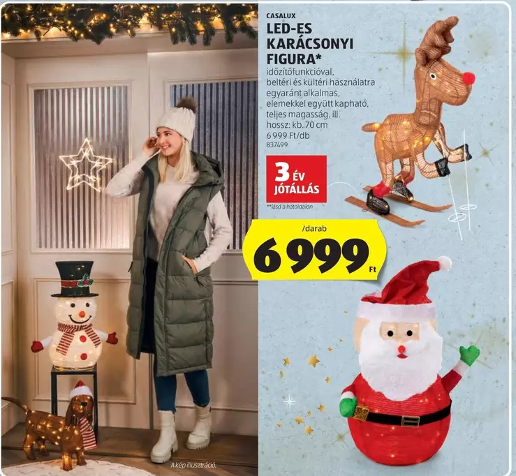 LED-ES KARÁCSONYI FIGURA