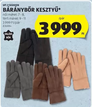 Up - BÁRÁNYBŐR KESZTYŰ*