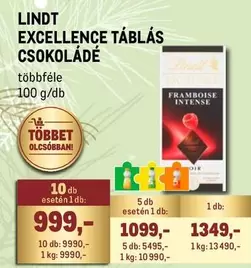 EXCELLENCE TÁBLÁS CSOKOLÁDÉ