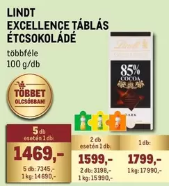 EXCELLENCE TÁBLÁS ÉTCSOKOLÁDÉ