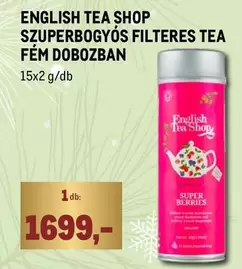 SZUPERBOGYÓS FILTERES TEA FÉM DOBOZBAN