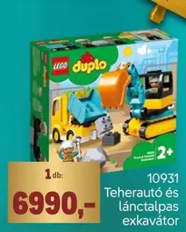 Lego - 10931 Teherautó és lánctalpas exkavátor