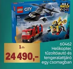 Lego - Helikopter, tűzoltóautó és tengeralattjáró egy csomagban