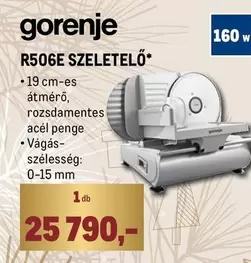 Gorenje - R506E SZELETELŐ