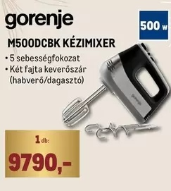Gorenje - M500DCBK KÉZIMIXER