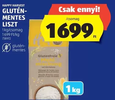 GLUTÉN-MENTES LISZT