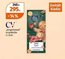 „Gingerbread" arcpakolás