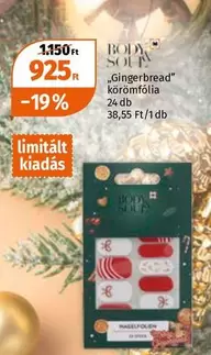 „Gingerbread" körömfólia