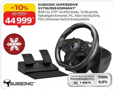 Nintendo - SUPERDRIVE SV750/850 KORMÁNY