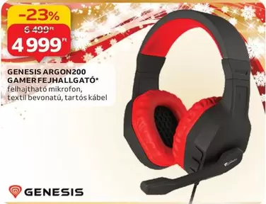 ARGON200 GAMER FEJHALLGATÓ