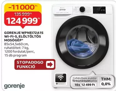 Gorenje - WPNEI72A1S MOSÓGÉP