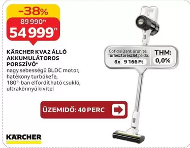 Karcher - KVAZ ÁLLÓ AKKUMULÁTOROS PORSZÍVÓ