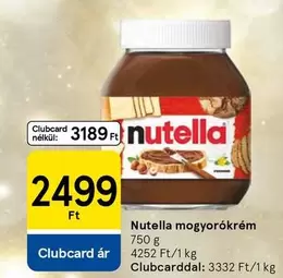 Nutella - mogyorókrém
