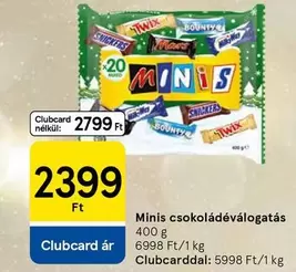 Minis csokoládéválogatás