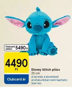 Disney - Stitch plüss