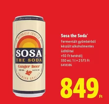 Sosa the Soda