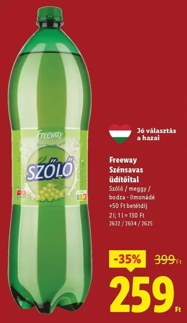 Szénsavas üdítőital