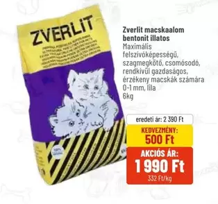 Macskaalom Bentonit Illatos