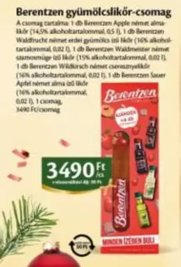 Apple - gyümölcslikör-csomag