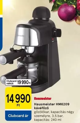 HM6209 kávéfőző