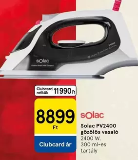 PV2400 gözőlős vasaló