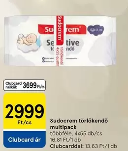 Sudocrem - törlőkendő multipack