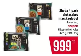 4-pack alutasakos macskaeledel