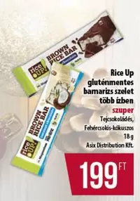 Up - gluténmentes bamarizs szelet